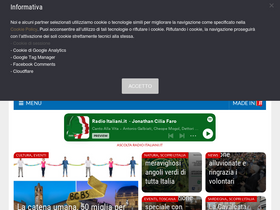 'italiani.it' screenshot