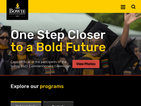 'bowiestate.edu' screenshot