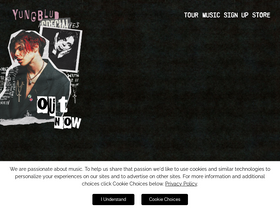 'yungbludofficial.com' screenshot