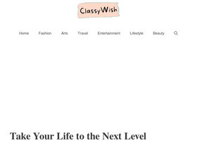 'classywish.com' screenshot