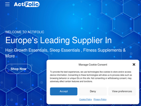 'actifolic.com' screenshot