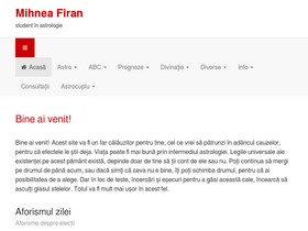 'mihneafiran.ro' screenshot