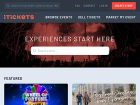 'itickets.com' screenshot