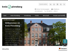 'kreis-pinneberg.de' screenshot