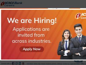 'icicicareers.com' screenshot