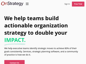 'onstrategyhq.com' screenshot