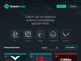 'eventvods.com' screenshot