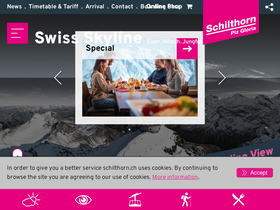 'schilthorn.ch' screenshot