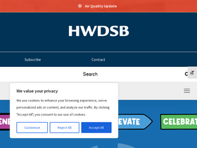 'hwdsb.on.ca' screenshot