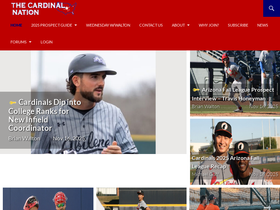 'thecardinalnation.com' screenshot