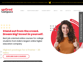 'upgradcampus.com' screenshot