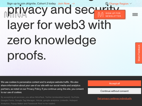 'minaprotocol.com' screenshot