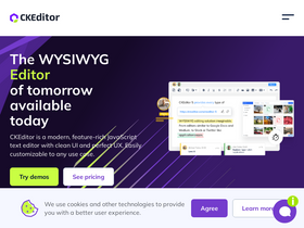 'ckeditor.com' screenshot