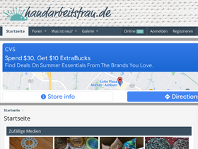 'handarbeitsfrau.de' screenshot