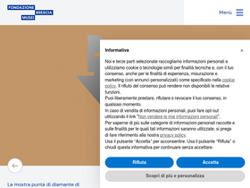 'bresciamusei.com' screenshot