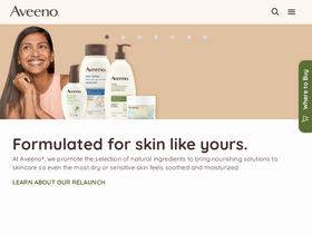 'aveeno.ca' screenshot