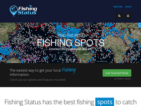 'maps.fishingstatus.com' screenshot