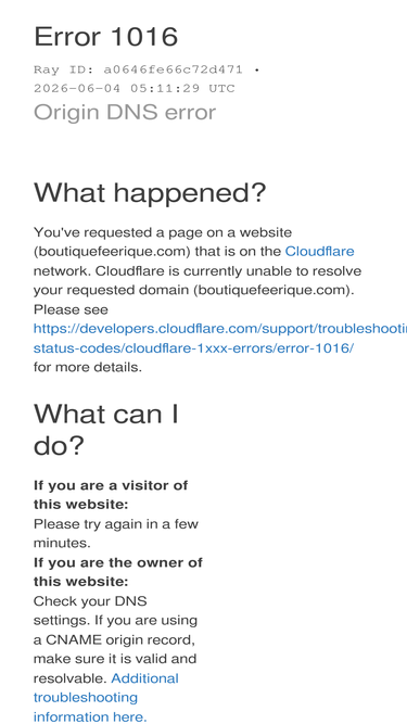 boutiquefeerique.com