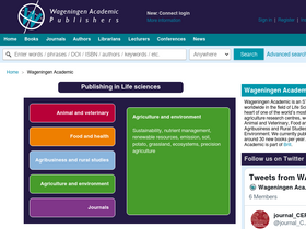 'wageningenacademic.com' screenshot