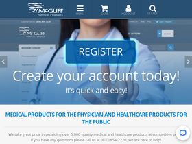 'mcguffmedical.com' screenshot
