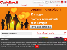'cartoline.it' screenshot