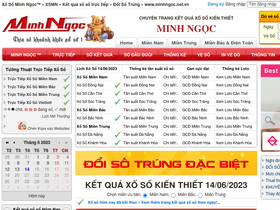 'minhngoc.net.vn' screenshot
