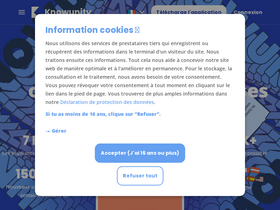 'knowunity.fr' screenshot