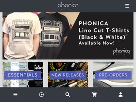 'phonicarecords.com' screenshot