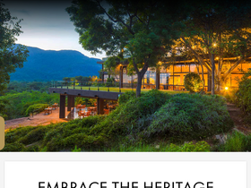 'heritancehotels.com' screenshot