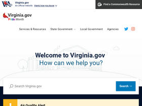 'spda.trs.virginia.gov' screenshot