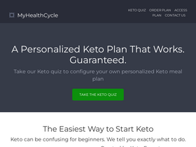 'myhealthcycle.com' screenshot