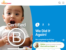 'happyfamilyorganics.com' screenshot