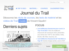 'journaldutrail.com' screenshot
