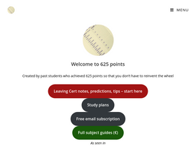 '625points.com' screenshot