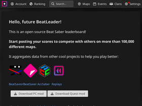 'beatleader.xyz' screenshot