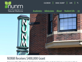 'nunm.edu' screenshot