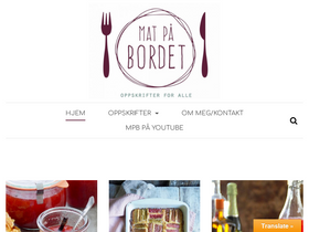 'matpaabordet.no' screenshot