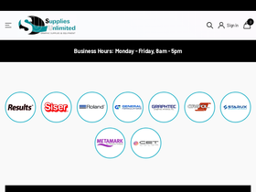 suppliesunlimitedonline.com homepage screenshot