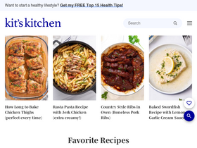 'kitskitchen.com' screenshot