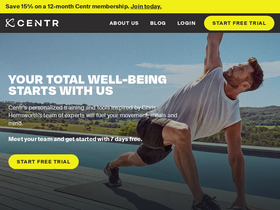 'centr.com' screenshot