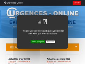 'urgences-serveur.fr' screenshot