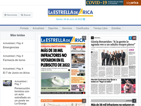 'estrellaarica.cl' screenshot