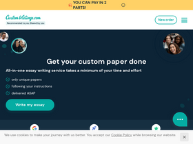 'customwritings.com' screenshot