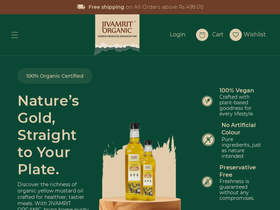 jivamrit.com homepage screenshot