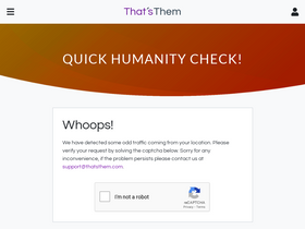 'thatsthem.com' screenshot