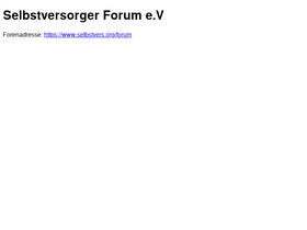 'selbstvers.org' screenshot