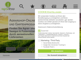 'agrarshop-online.com' screenshot