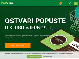 'bioterra.hr' screenshot