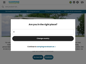 'campingvaruhuset.se' screenshot