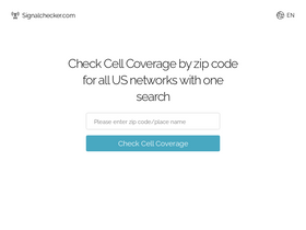 'signalchecker.com' screenshot